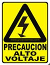 PRECAUCION ALTO VOLTAJE